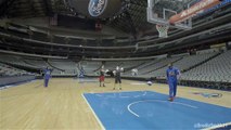 Trick Shots with Harlem Globetrotters - Brodie Smith