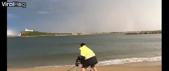 an Australian photographer getting struck by lightning
