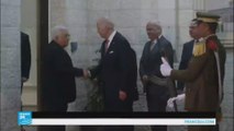 جو بايدن يلتقي الرئيس الفلسطيني في رام الله