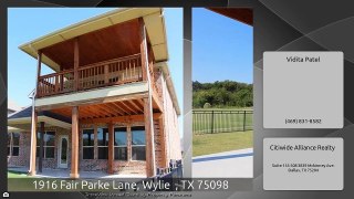 1916 Fair Parke Lane, Wylie , TX 75098