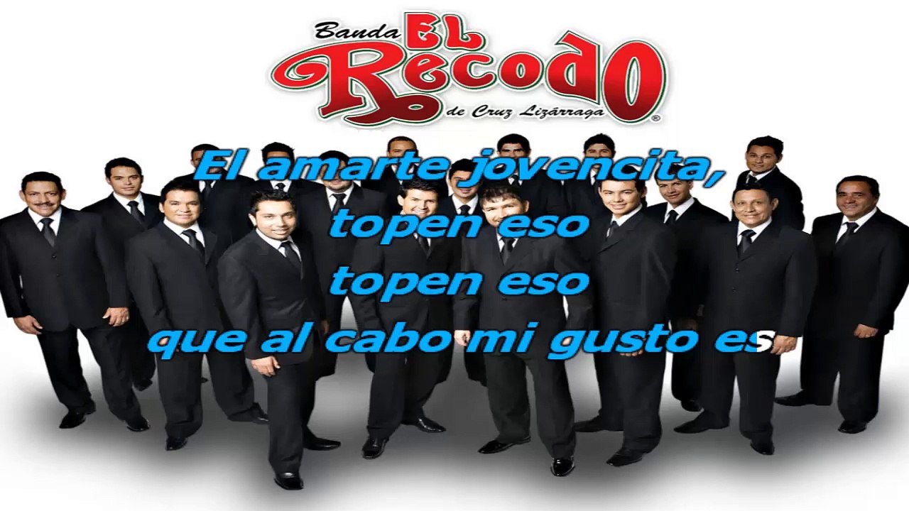 Banda el Recodo - Mi gusto es - karaoke letra