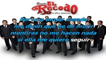 Banda El Recodo - Por Una Mujer Casada - karaoke letra