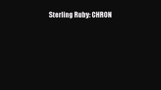 Download Sterling Ruby: CHRON  EBook