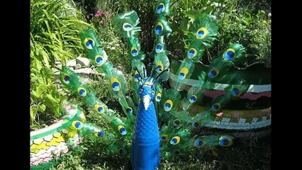 Птицы из пластиковых бутылок