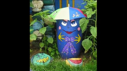 Красивые бочки для сада и огорода