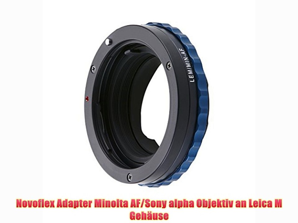 Novoflex Adapter Minolta AF/Sony alpha Objektiv an Leica M Geh?use