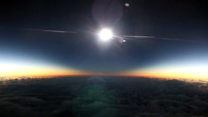Éclipse Solaire #VOL 870 Alaska Airlines