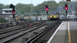 (HD) *RARE* Colas Rails 56087 Absolutely STORMS Through Tonbridge Working 0Z57 9/5/13