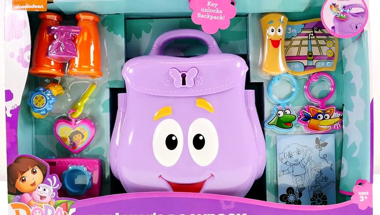 Dora the Explorer Surprise Kinder Egg Backpack Chocolate Toy Huevos Sorpresa Juguetes