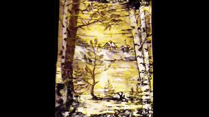 Картины на бересте