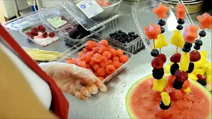 Watermelon cutting designing party theme watermelon