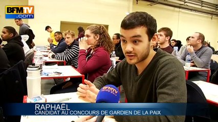 Nombre record de candidats au concours de la police nationale