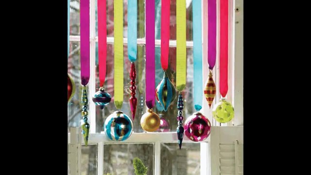 Новогодний декор окна. Идеи из интернета