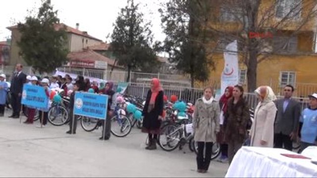 Kırıkkale'de Sağlıklı Nesil İçin Öğrencilere 177 Bisiklet