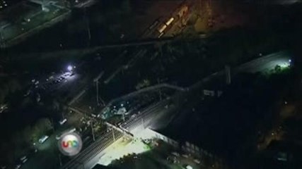 Conductor del tren descarrilado en EU frenó de urgencia