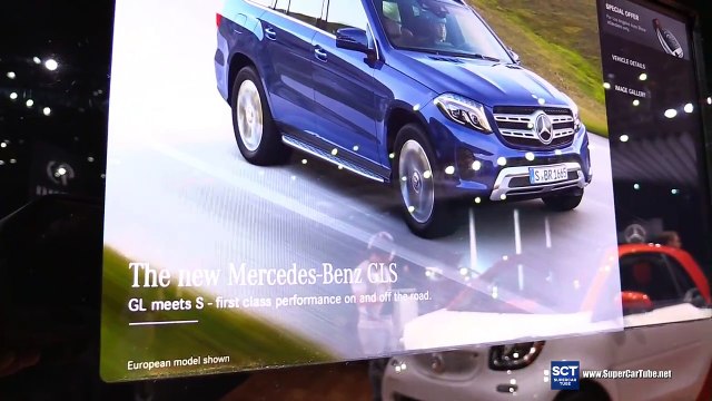 2016 Mercedes Benz GLS Class GLS 550 4Matic Exterior and Interior Walkaround 2015 LA Auto