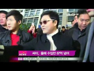 [Y-STAR] PSY, Income $ 870,000 (싸이, 강남스타일로 87억 넘게벌었다!)