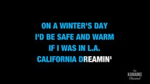 California Dreamin' in the Style of The Mamas & The Papas with lyrics (with lead vocal)