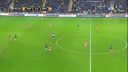 Mehmet Topal Goal HD - Fenerbahce 1-0 Braga - 10-03-2016