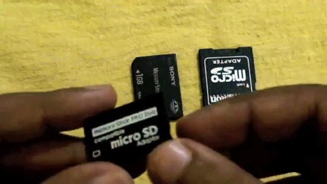 Memory Stick PRO Duo adapter