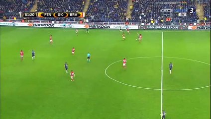Mehmet Topal Goal HD - Fenerbahce 1-0 Braga - 10-03-2016