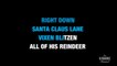 Here Comes Santa Claus in the Style of Elvis Presley karaoke video with lyrics (with lead vocal)