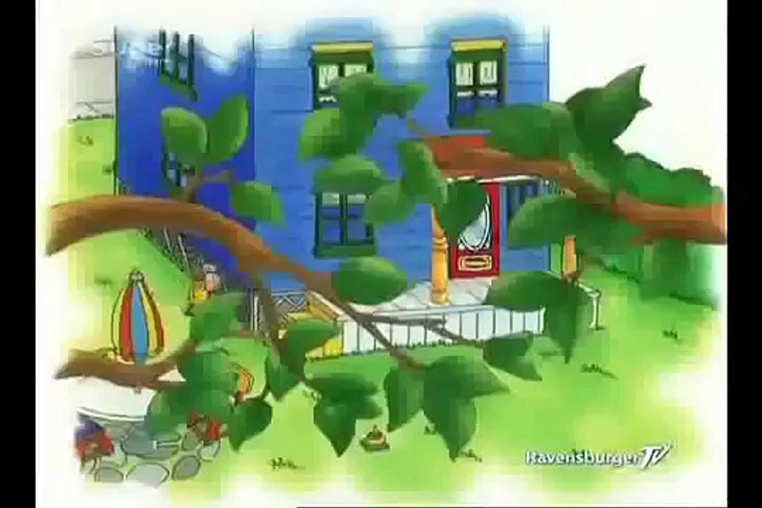 Caillou und das Klo im Garten