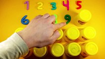 Lets Learn Numbers from 1 to 20 with Play Doh Cans Colorful for Kids Toddlers and Prescho