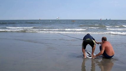 Skimboard Bunjee Surfing - Ocean City, NJ