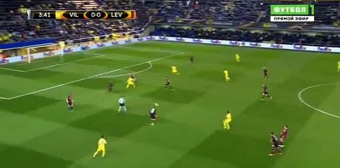 Cedric Bakambu Goal - Villarreal 1 - 0 Bayer Leverkusen - 10_03_2016 HD