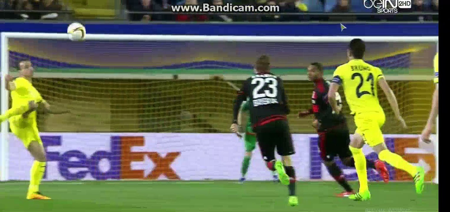 Cedric Bakambu 1:0 HD| Villarreal - Leverkusen 10-03-2016