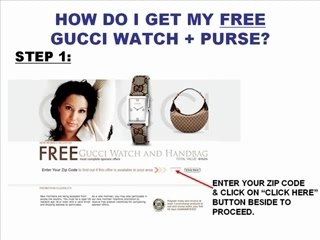 FREE GUCCI Watch + Purse / FREE Gucci (US ONLY)