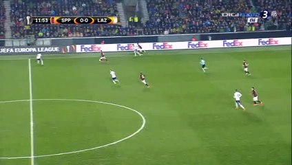Martin Frydek Goal HD - Sparta Prague 1-0 Lazio - 10-03-2016
