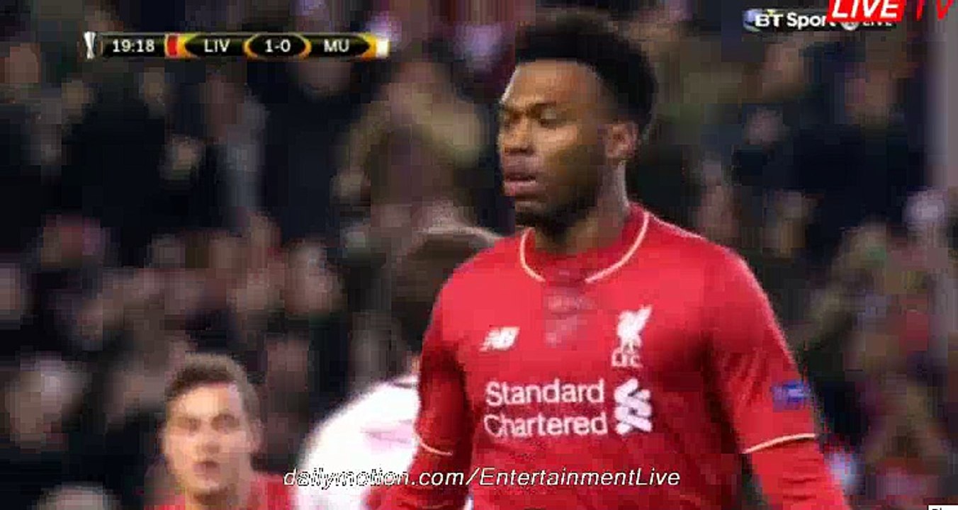 1-0 Daniel Sturridge | Liverpool vs Manchester United