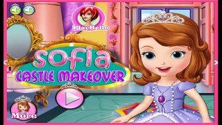 Princess Sofia Castle Makeover - Cartoon Video Game For Kids
