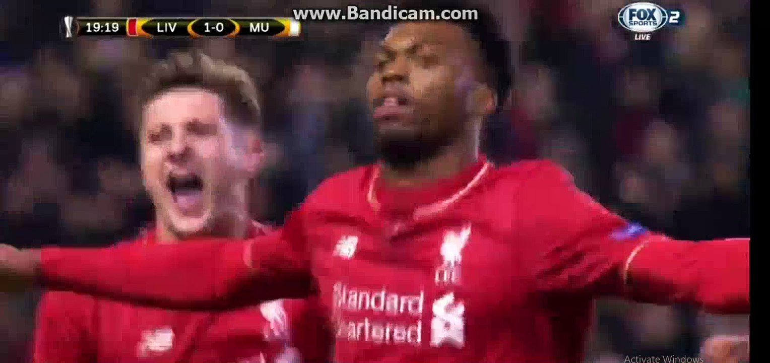 Daniel Sturridge 1:0 P.K HD| Liverpool v. Manchester United 10-03-2016