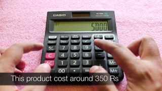 Casio MJ 120D Calculator review