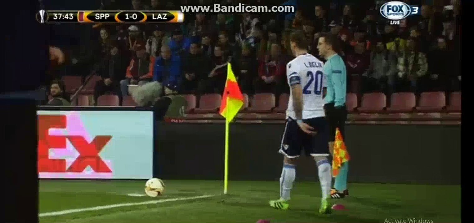 Half Time Goals Sparta 1 - 1 Lazio 10-03-2016