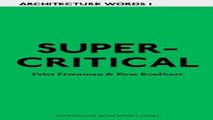 Read AA Words One  Supercritical  Peter Eisenman Meets Rem Koolhaas Ebook pdf download