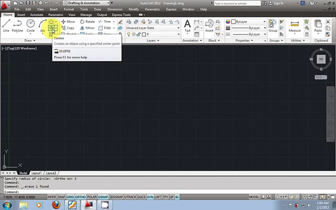 Autocad in Urdu/Hindi Full Tutorial Part 6-Polygons and Ellipses