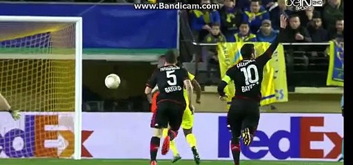 2-0 Cedric Bakambu 2nd | Villarreal - Bayer Leverkusen (EPL) 10.03.2016 HD
