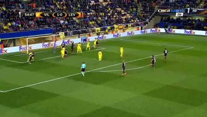 Cedric Bakambu Goal HD - Villarreal 2-0 Bayer Leverkusen - 10-03-2016