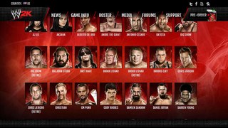 WWE 2K14:El Roster Completo del juego