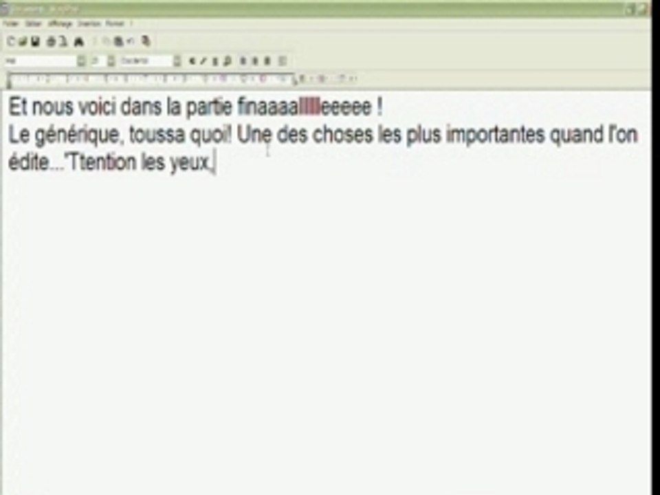 Démo pour l'utilisation de Windows Movie Maker & Camstudio