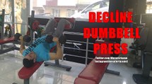 Vücut Geliştirme Hareketleri - Decline Dumbbell Press