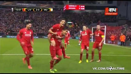 Roberto Firmino Goal - Liverpool 2 - 0 Manchester United - 10/03/2016 HD