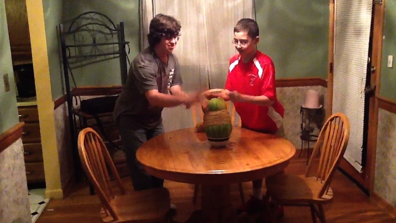 Exploding Watermelon Means Lights Out For These Kids