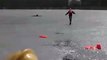 Rescuers Save Two Boys Trapped in Frozen Lake