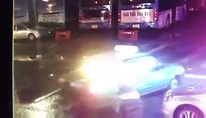 Sinkhole Swallows Bus in China