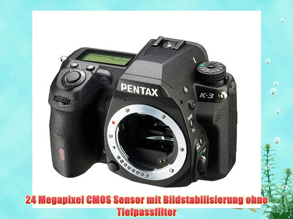 Pentax K-3 SLR-Digitalkamera (24 Megapixel 81 cm (32 Zoll) Display live view Full HD) nur Geh?use